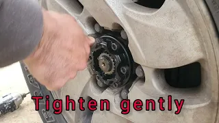 Hyundai Terracan - How to install AVM locking hubs