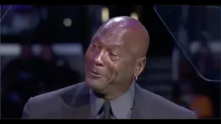 Michael Jordan Jokes About New Crying Jordan Face During Kobe Bryant Memorial