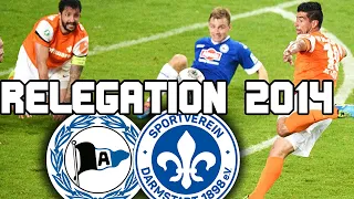 RELEGATION 2014 HIGHLIGHTS ⚽ Arminia Bielefeld - 2:4 - SV Darmstadt 98 ⚜️ (19.05.2014) Tore Goals