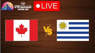 🔴 Live: Canada vs Uruguay | FIBA U16 Americas Championship 2023 | Live Scoreboard