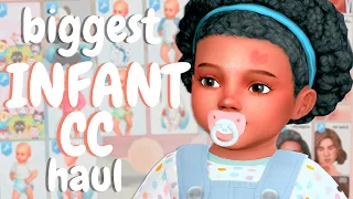 ULTIMATE INFANT CC HAUL💕 | Maxis Match & Alpha Hair, Clothes, Furniture | The Sims 4 CC Links