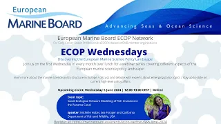 ECOP Wednesday, June 2024: Social-Ecological Network Modeling of Fish Invasions in the Panama Canal