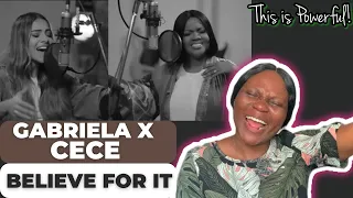 GABRIELA ROCHA, CECE WINANS - BELIEVE FOR IT (EU CREIO) (CLIPE OFICIAL) Reaction