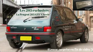 Les 205 exclusives : la Peugeot 205 GTI "Classic" ! (Grosse surprise à la fin de la vidéo😍)