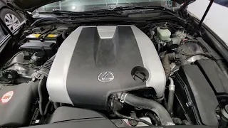 2015 Lexus IS350 FSport spark plug and ATF (transmission fluid) drain and fill