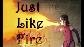 Sarada Uchiha「ＡＭＶ」|  Just Like Fire (Warriors Light Em' Up)