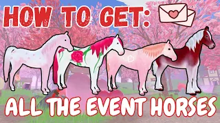 ALL WAYS TO GET THE EVENT HORSES | Wild Horse Islands