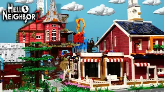 I built a LEGO Hello Neighbor CITY from 100 000 bricks
