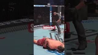 UFC 5: Brutal Head Kick Knockout! #ufc5 #ufc #gaming #mma #ufcknockout #subscribe #short