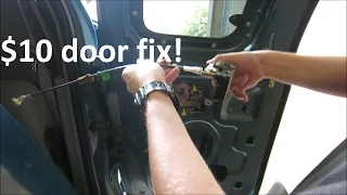 1992-2013 F150 Rear Door Won't Open $10 Fix! (Ford Door Cable Repair Kit)