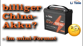 🧐 kleinster Billig-China-Akku? | Li Time LiFePO4 100Ah mini Test | Michas Werkstatt