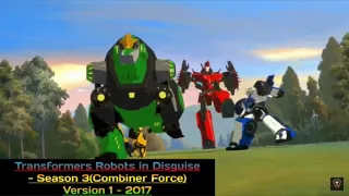 Transformers robots in disguise (2015) all intros (2015-2017)