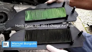 Honda Forza 300 ABS | Change Air Filter