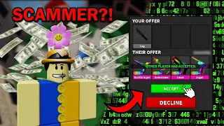 Scamming NOOBS in MM2... (Roblox Murder Mystery 2)