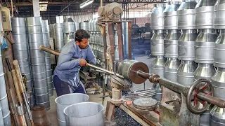 The Amazing Process of Making Milk Cans | Factory Mass Production Process