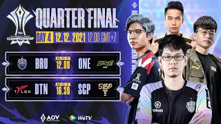 AIC 2021: 5th Anniversary | DTN  vs SGP | Quarterfinal Day 4 - Garena AOV