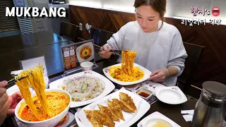 리얼먹방:) 야외먹방!! 로제짬뽕에 소주한잔★ ft..찹쌀탕수육, 군만두ㅣjjamppongㅣREAL SOUNDㅣASMR MUKBANGㅣ