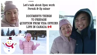 LETS TALK ABOUT OWP / SP MINOR/ THINGS YOU NEED TO BRING ✅ QUESTIONS ABOUT IMMIGRATION OFFICER🇨🇦