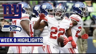 Giants vs Seahawks Week 8 2022 Highlights