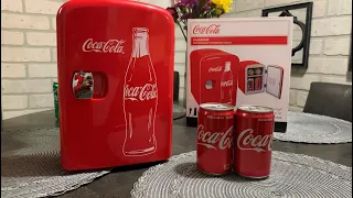 Classic Coca Cola Personal Mini Cooler and Fridge