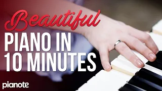 Build #Beautiful and Simple Piano Melodies ✨ (10 Minute Piano Lesson)