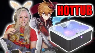 Zepla gets in a HOT TUB and pulls Three 5-stars in a Row! [Genshin Impact]