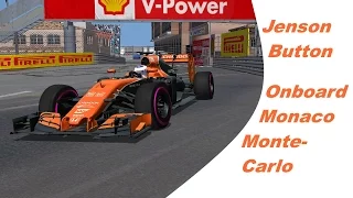 rFactor - F1 2017 - Jenson Button Onboard at Monaco