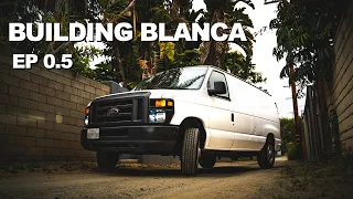 Photographer Builds Luxury Minimalist Campervan - Building Blanca Ep. 0.5