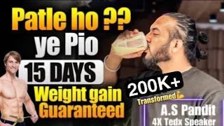 Weight Gain GUARANTEED  || 1 Minute Weight Healthy Home Made Drink for Male & Females