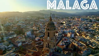 MALAGA, SPAIN - by drone [4K]