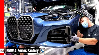 2021 BMW 4 Series Coupe Production Factory at Dingolfing Plant