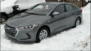 Первичный осмотр Hyundai Elantra VI (AD) за 1мр