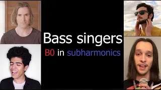 Subharmonic B0 Compilation | Bass Singers
