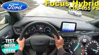 2021 Ford Focus 1.0 EcoBoost Hybrid 155 PS TOP SPEED AUTOBAHN DRIVE POV