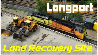 DRONE VIEW of Longport Land Recovery Recycling Facility. Colas 70806 Making the Trip From Crewe B.H.