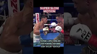 Teofimo Lopez vs Josh Taylor / super SLOW MOTION