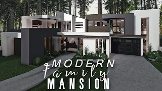 Modern Family Mansion | No Large Plot| UPDATE!| ROBLOX BLOXBURG