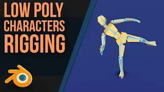 Rigging a Low Poly Person | Blender 2.8 | Beginners