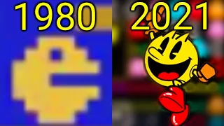 Evolution of Pac-Man Games 1980-2021.