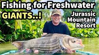 The HIGHS & LOWS of Fishing for Freshwater GIANTS..! Jurassic Mountain Resort - Thailand..!