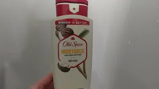 In Hand Review of Old Spice Moisturize Body Wash with Shea Butter