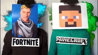 If Fortnite and Minecraft Had A Rap Battle..