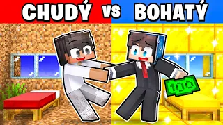 BOHATÝ vs CHUDÝ Dům v Minecraftu!