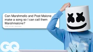 Marshmello Replies to Fans on the Internet | Actually Me | GQ