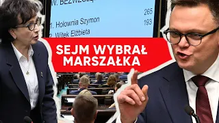 Pierwsza porażka PiS. Sejm wybrał marszałka