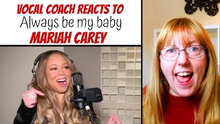 Vocal Coach Reacts to Mariah Carey 'Always be my baby' Live iHeart Radio Living Room Concert