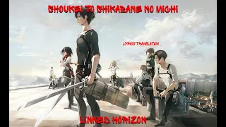 Shingeki no Kyojin OPening 5 『Shoukei to Shikabane no Michi』 Lyrics translation [CC] [HD]
