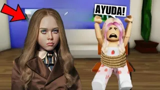 ¡😯Fui ADOPTADO por M3GAN LA MUÑECA DIABÓLICA EN BROOKHAVEN ROBLOX!