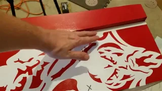 How To - Apply Pinball Pimp Cabinet Stencils Part 1