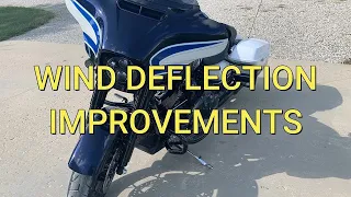 Wind Deflection Improvements for a Touring Bike